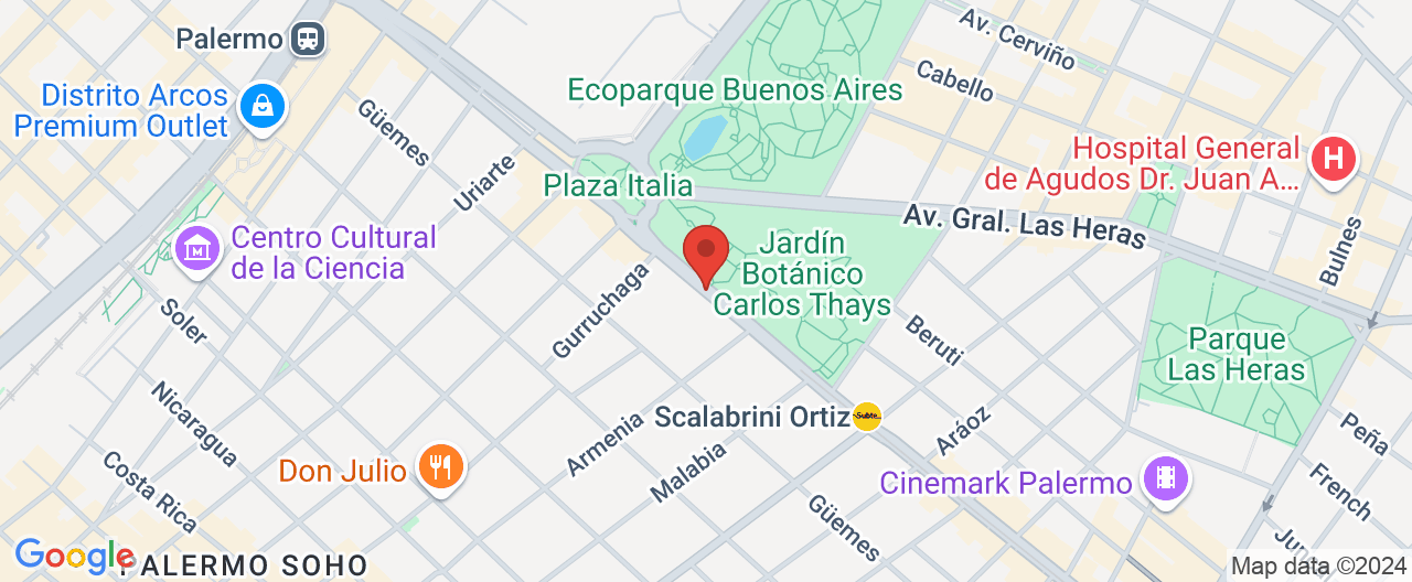 Mapa de la ubicación