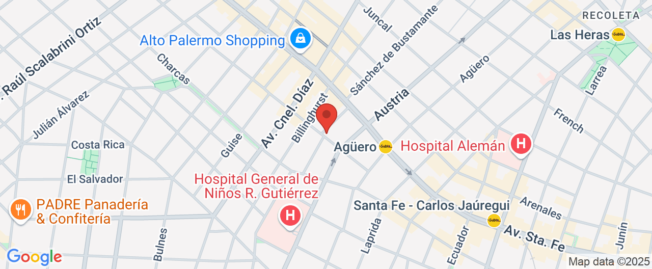 Mapa de la ubicación
