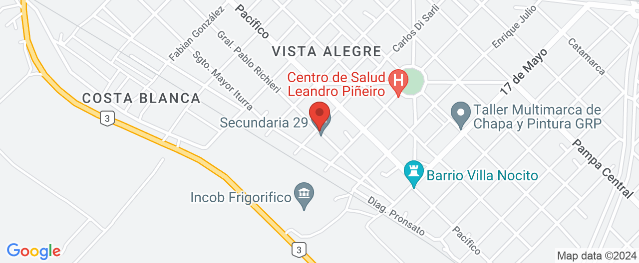 Mapa de la ubicación