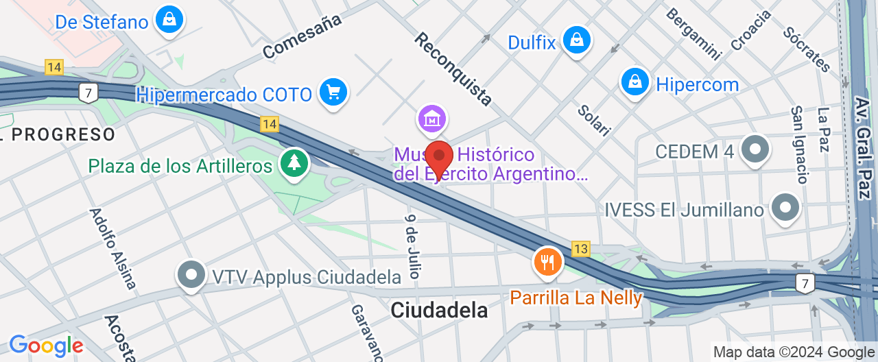 Mapa de la ubicación