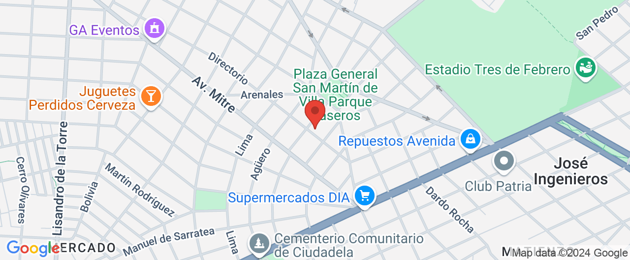 Mapa de la ubicación