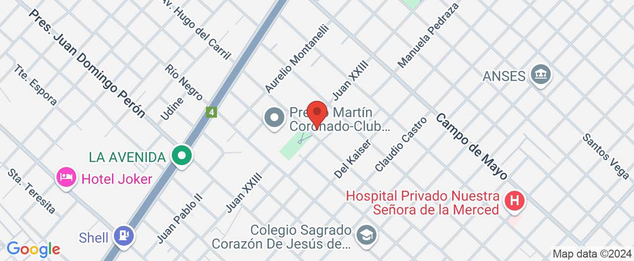Mapa de la ubicación