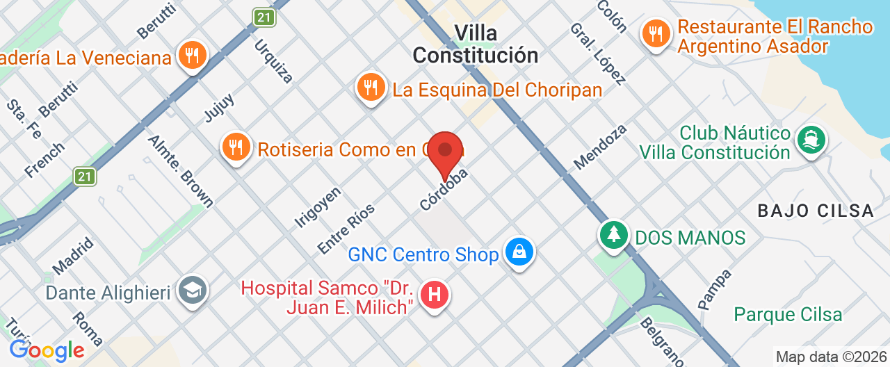 Mapa de la ubicación