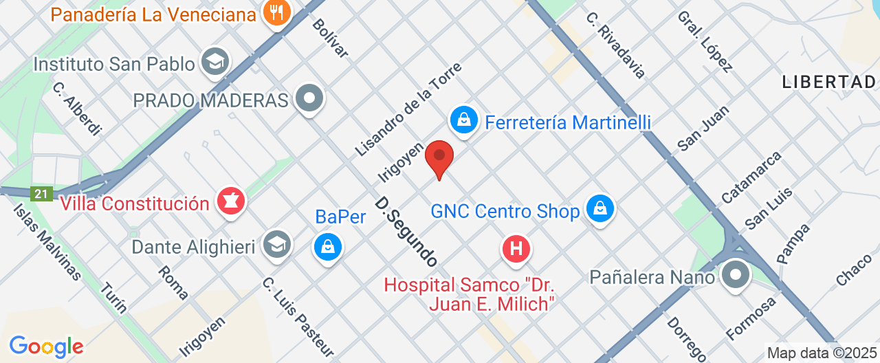 Mapa de la ubicación
