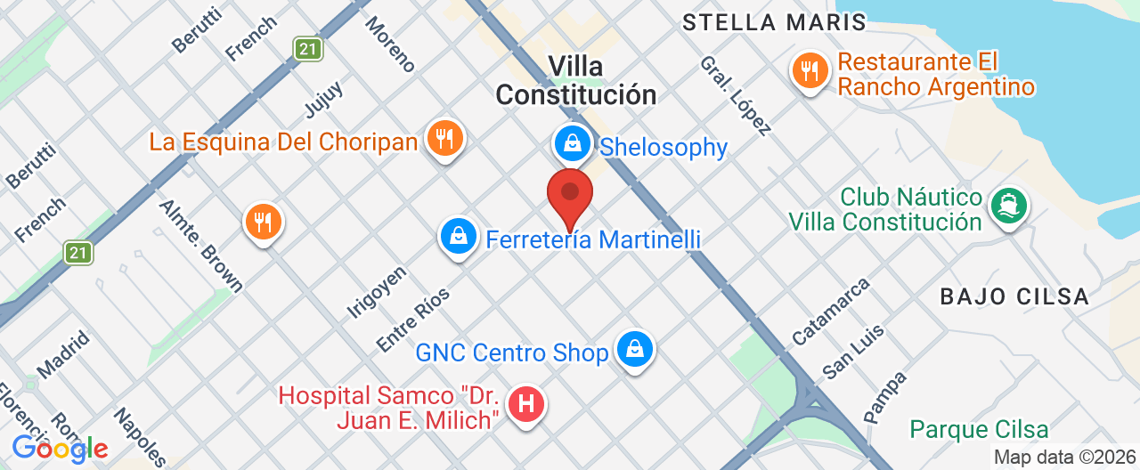 Mapa de la ubicación