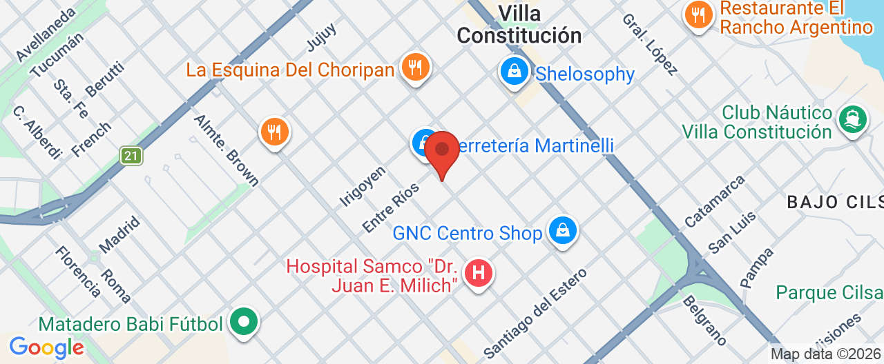 Mapa de la ubicación