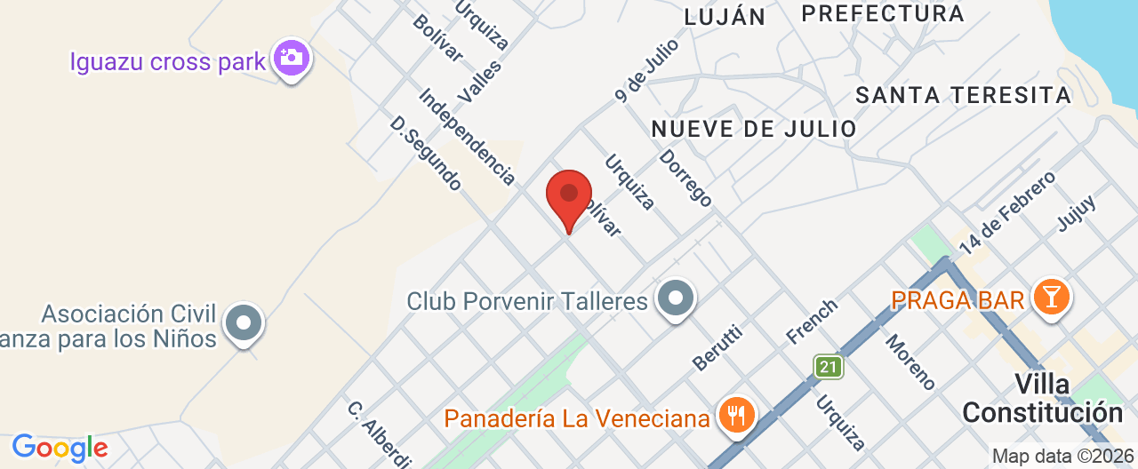 Mapa de la ubicación