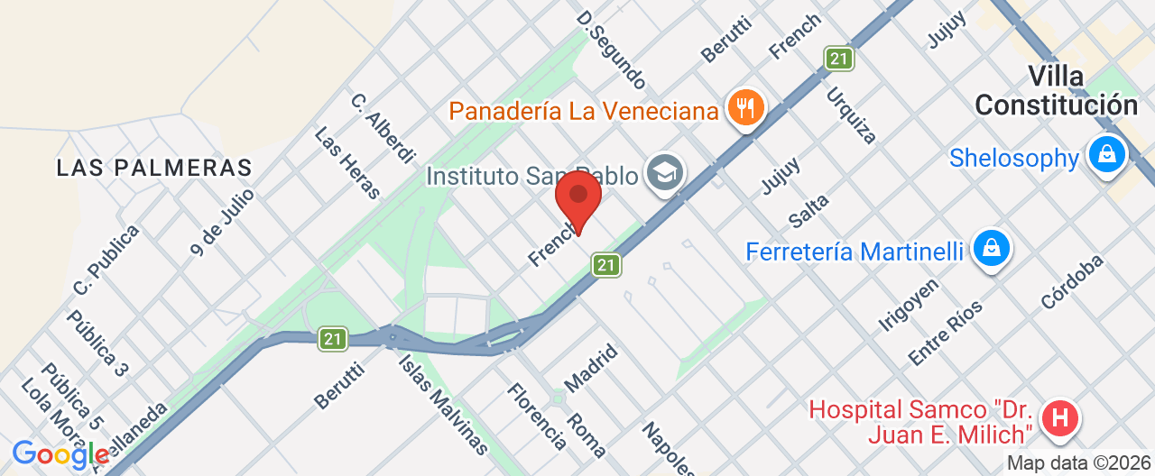 Mapa de la ubicación
