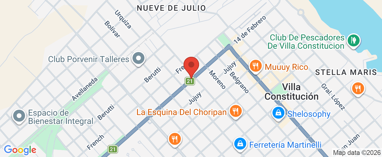 Mapa de la ubicación