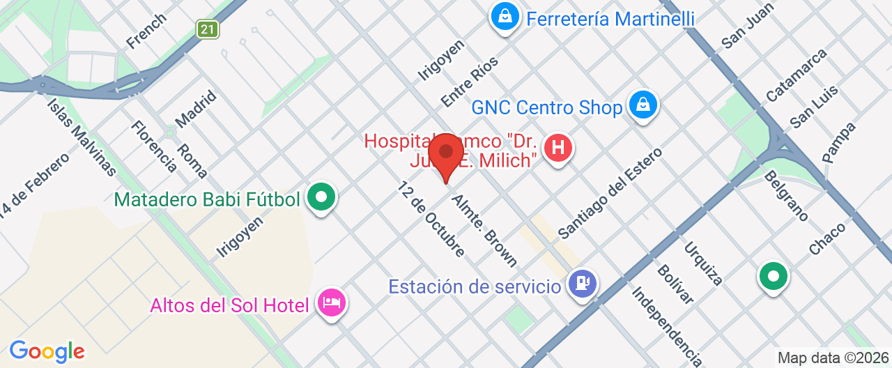 Mapa de la ubicación