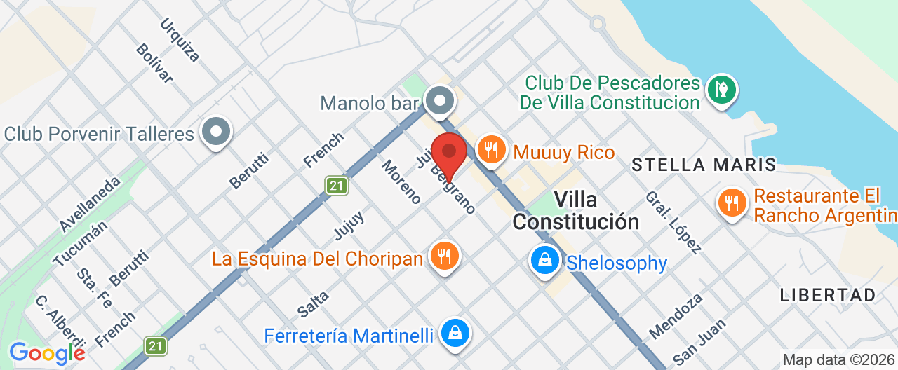 Mapa de la ubicación