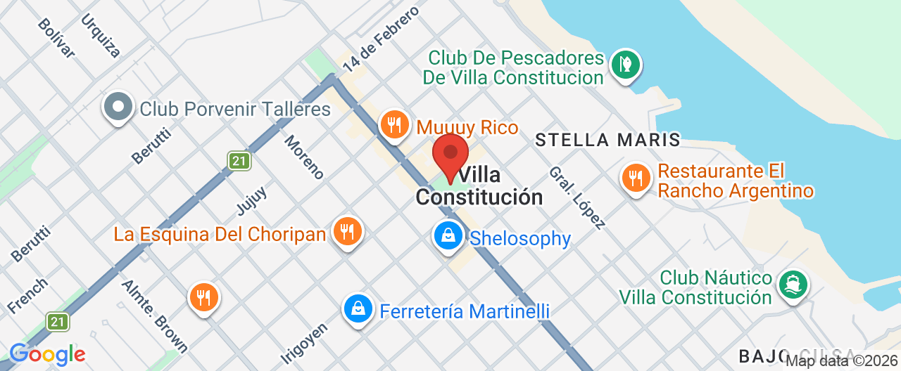 Mapa de la ubicación