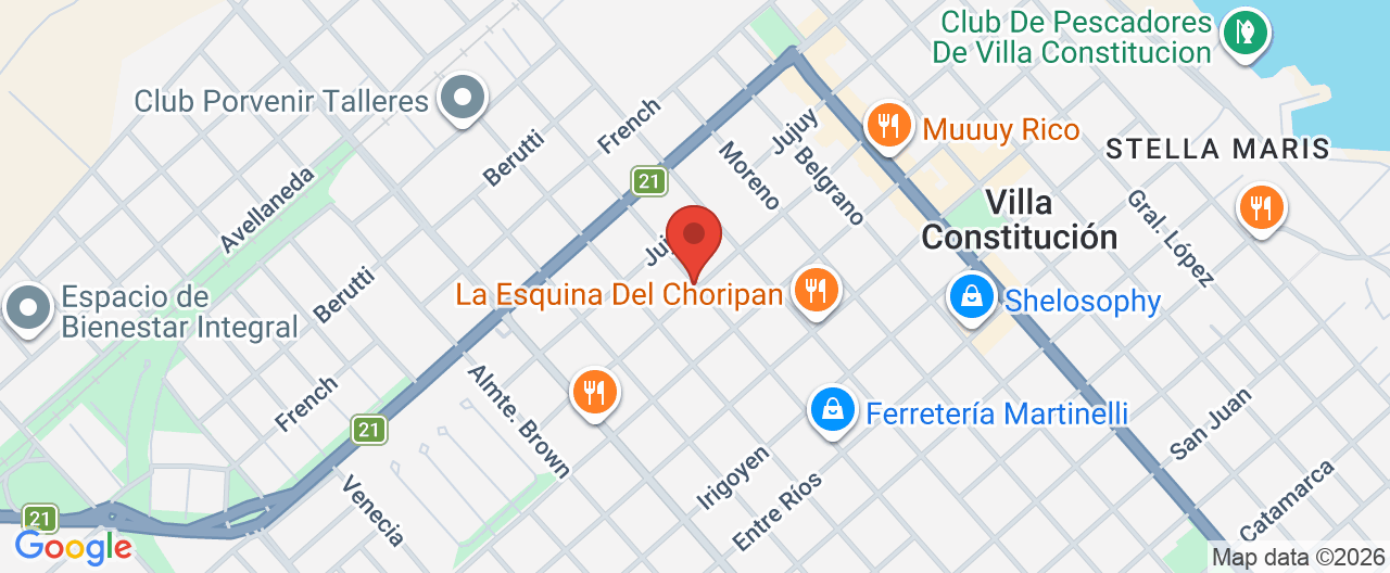 Mapa de la ubicación