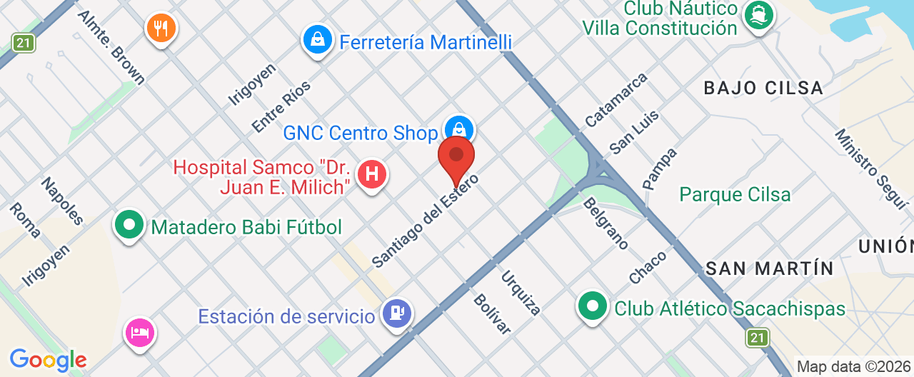 Mapa de la ubicación