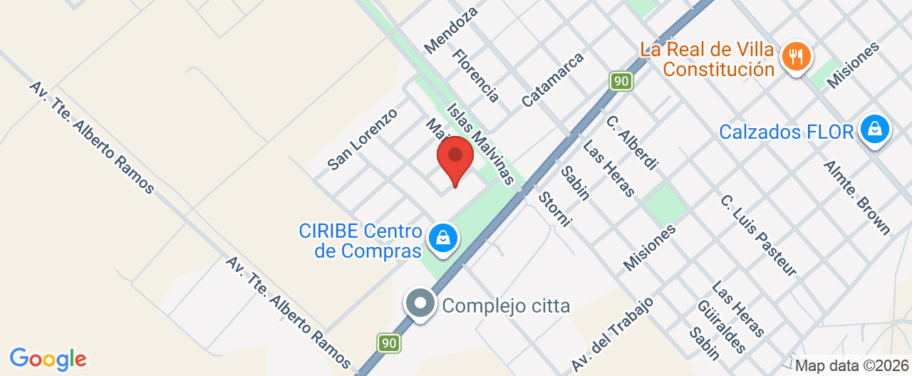 Mapa de la ubicación