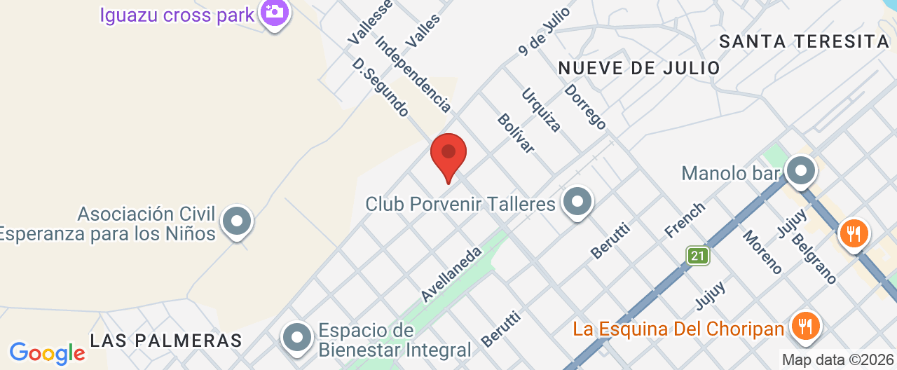 Mapa de la ubicación