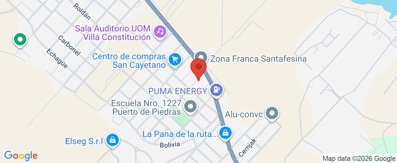 Mapa de la ubicación