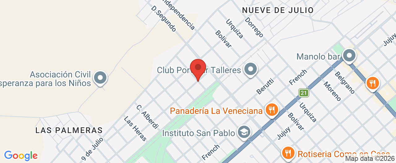 Mapa de la ubicación