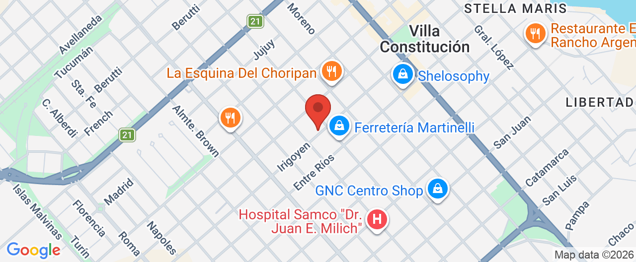 Mapa de la ubicación