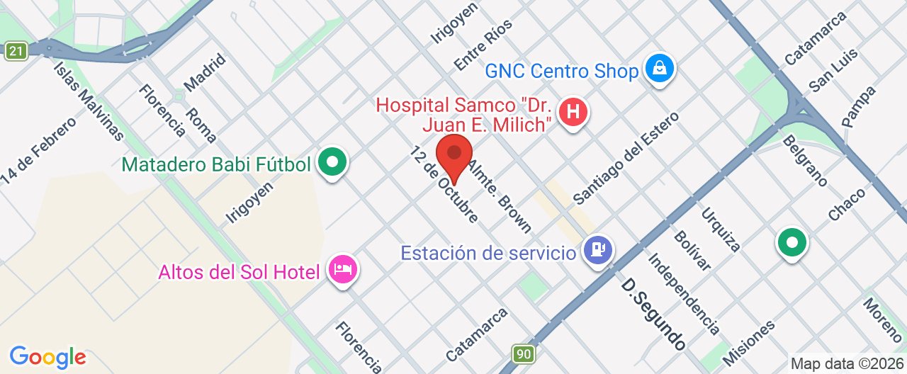 Mapa de la ubicación