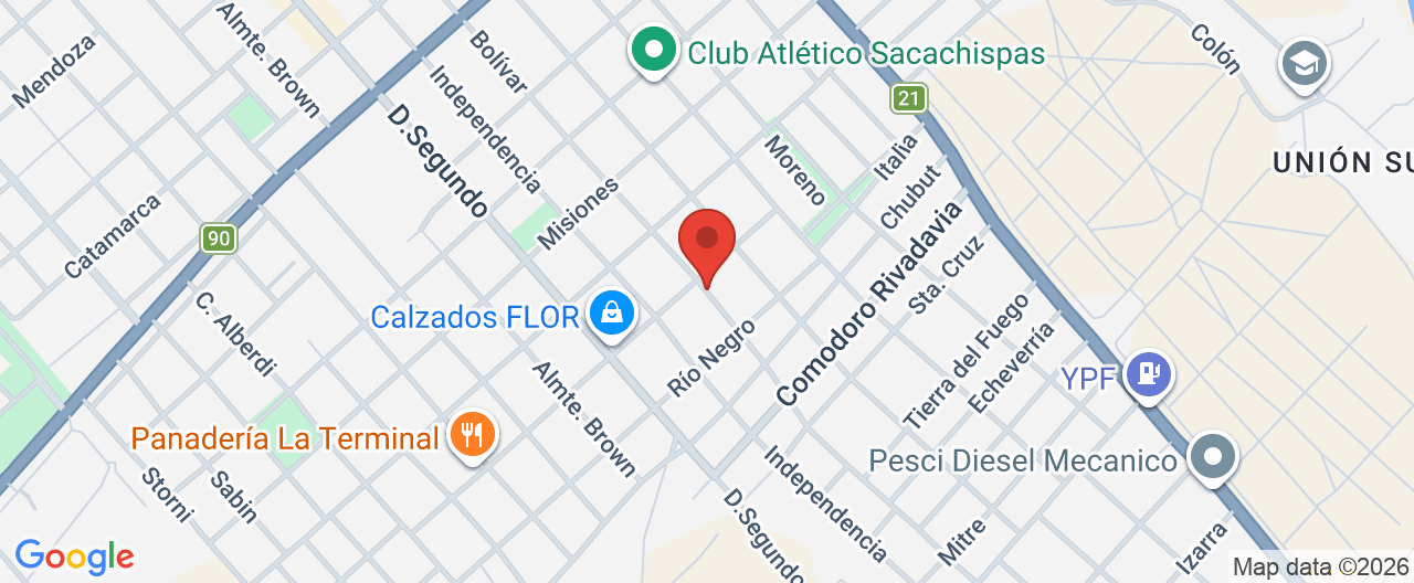 Mapa de la ubicación