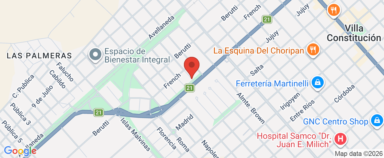 Mapa de la ubicación
