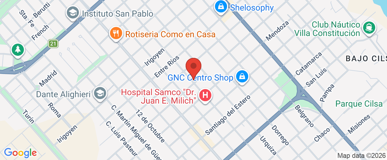 Mapa de la ubicación
