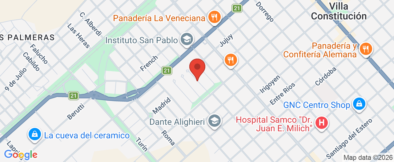Mapa de la ubicación