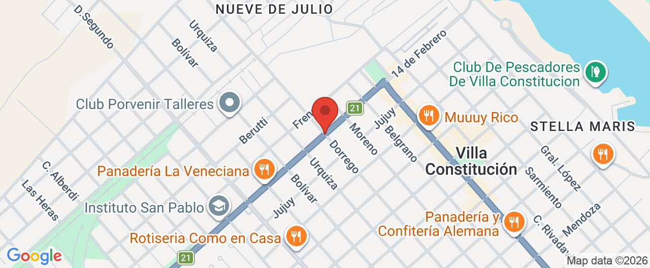 Mapa de la ubicación