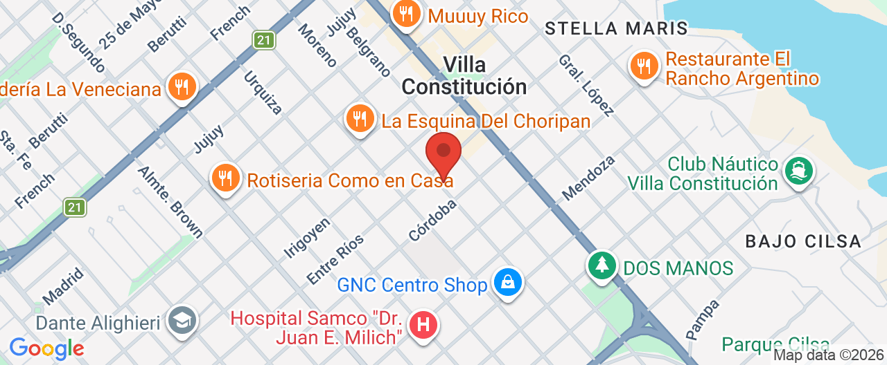 Mapa de la ubicación