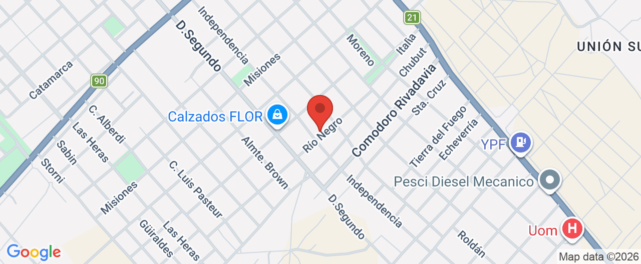 Mapa de la ubicación