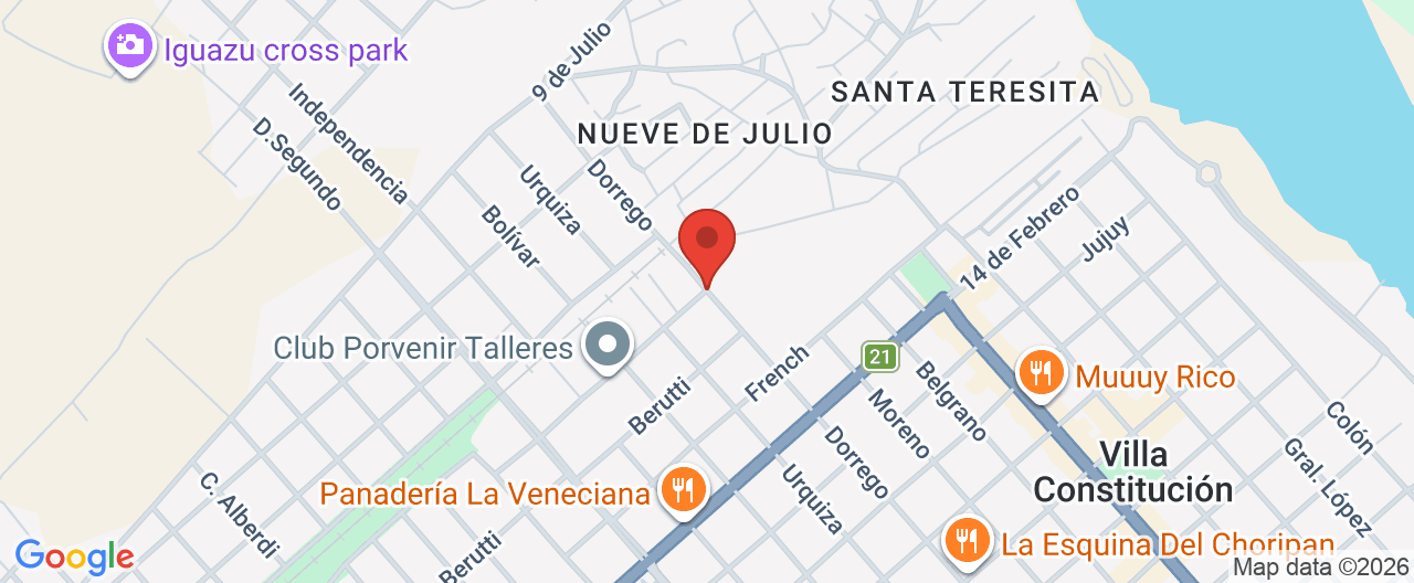 Mapa de la ubicación