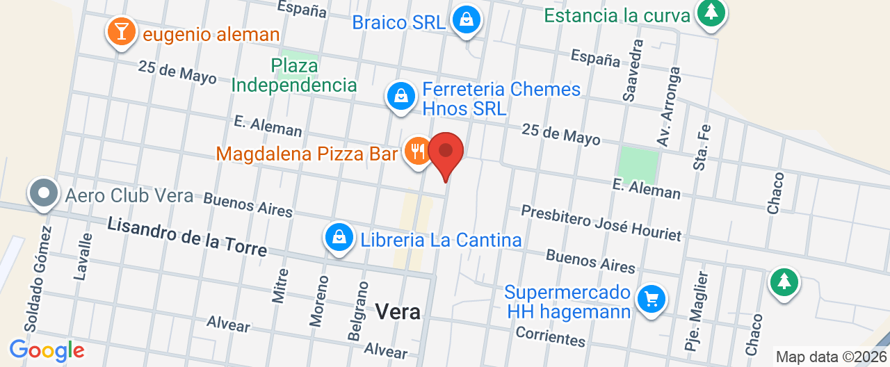 Mapa de la ubicación