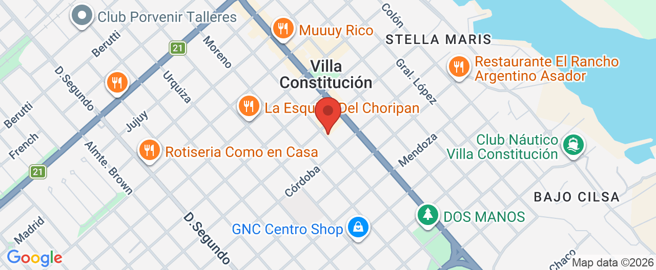 Mapa de la ubicación