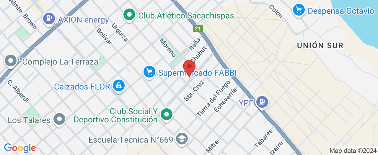 Mapa de la ubicación