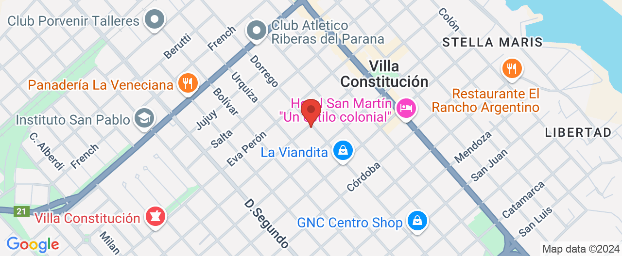 Mapa de la ubicación
