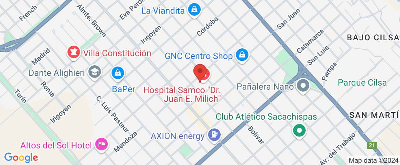 Mapa de la ubicación