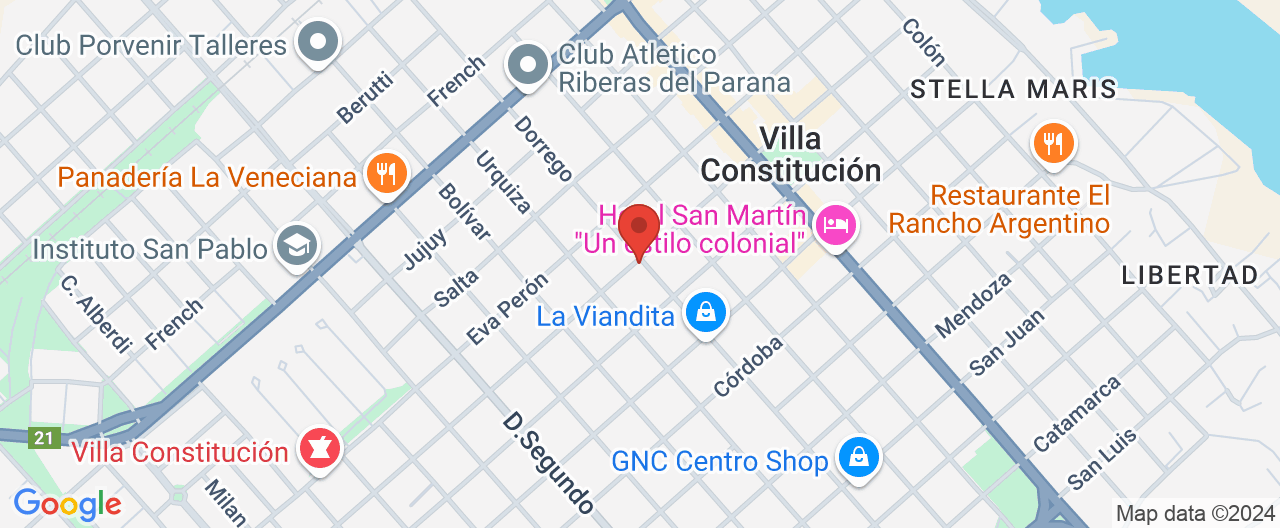 Mapa de la ubicación