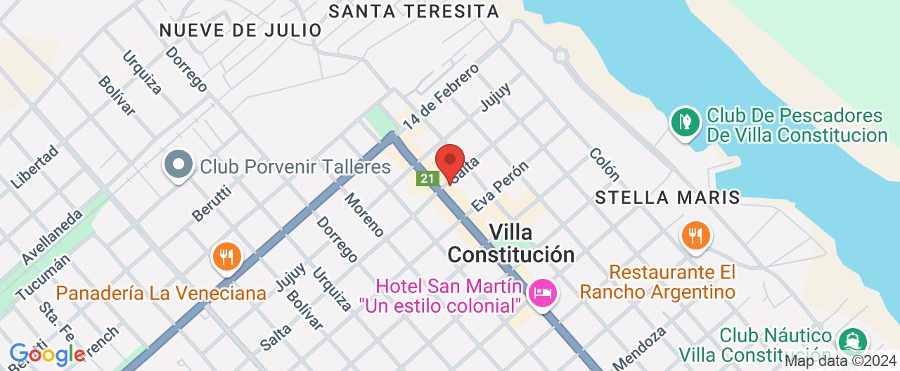 Mapa de la ubicación