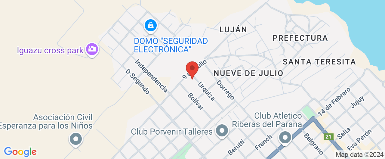 Mapa de la ubicación