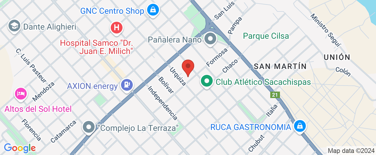 Mapa de la ubicación