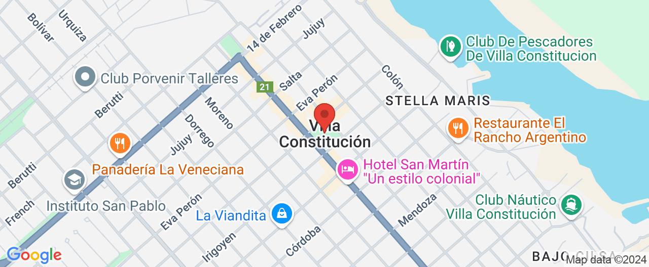 Mapa de la ubicación