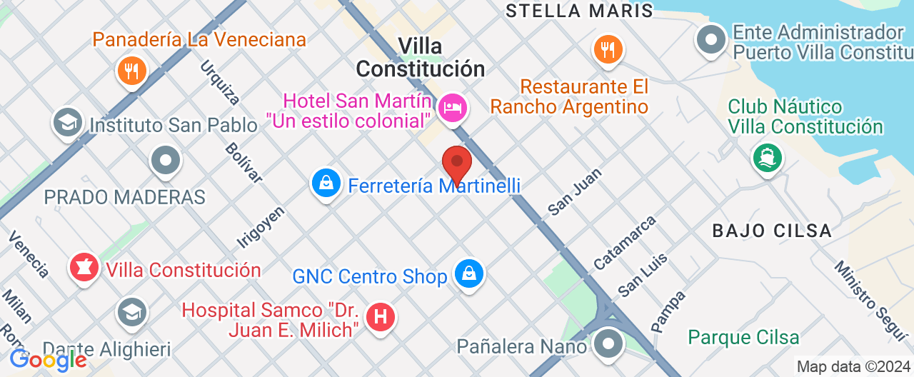 Mapa de la ubicación