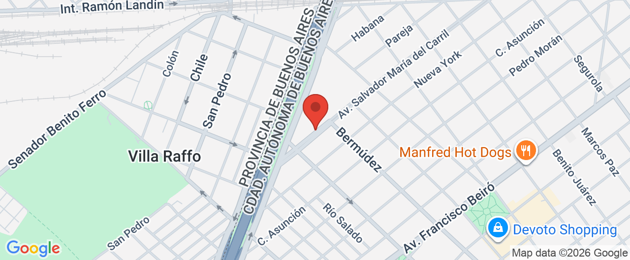 Mapa de la ubicación
