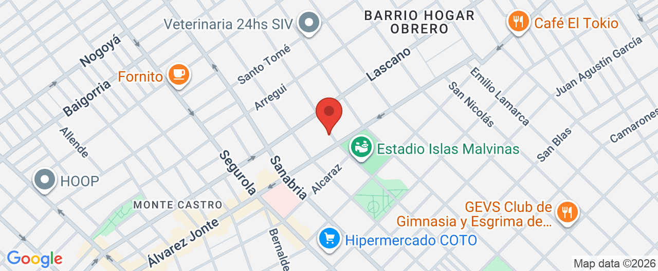 Mapa de la ubicación