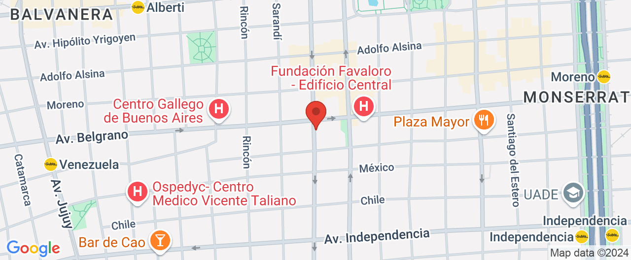 Mapa de la ubicación