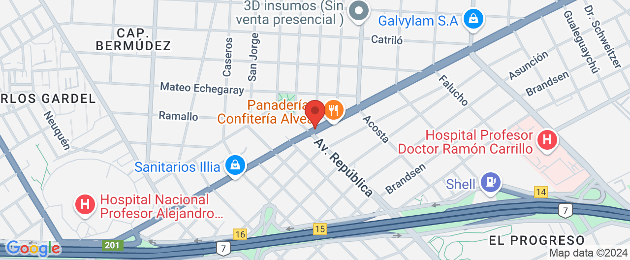 Mapa de la ubicación