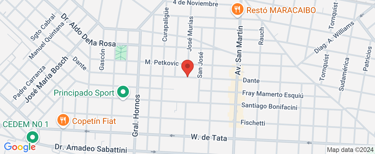 Mapa de la ubicación