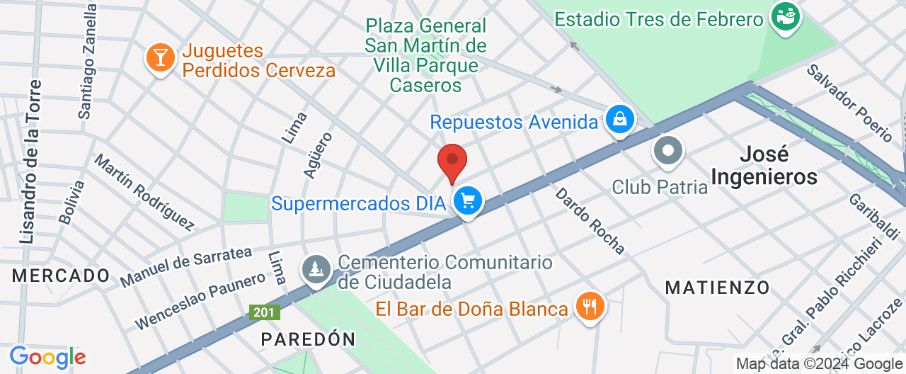 Mapa de la ubicación