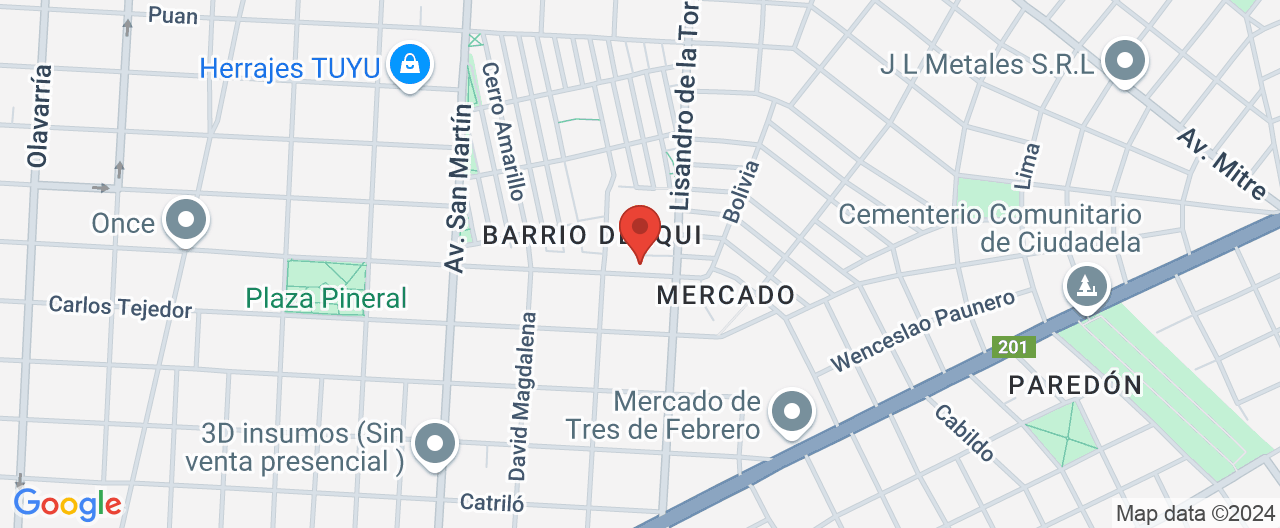 Mapa de la ubicación
